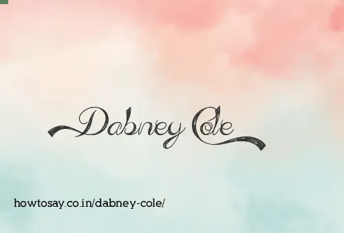 Dabney Cole