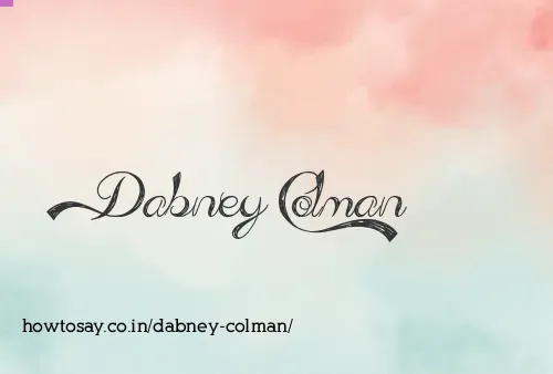 Dabney Colman