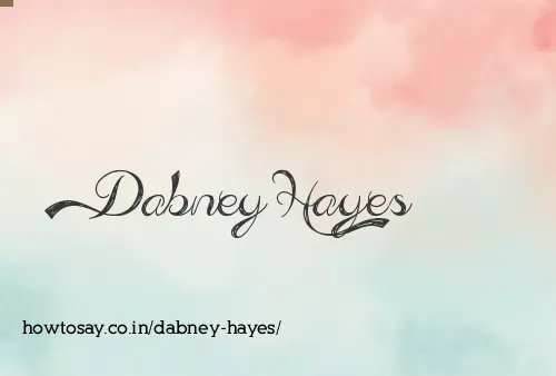 Dabney Hayes