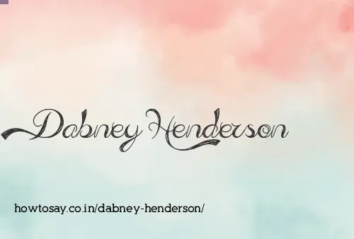 Dabney Henderson