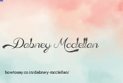 Dabney Mcclellan