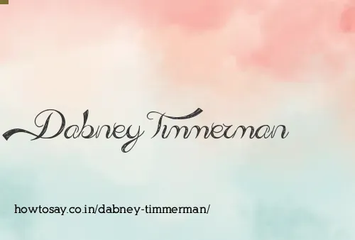 Dabney Timmerman