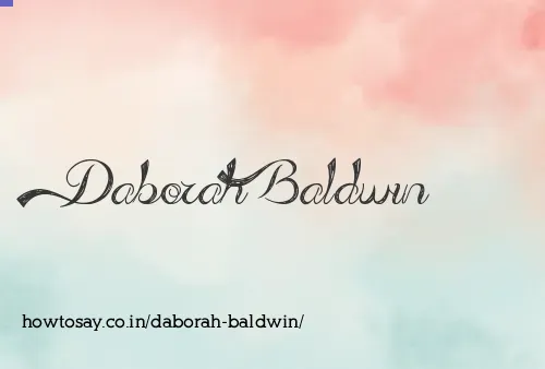 Daborah Baldwin