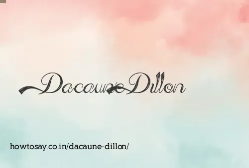 Dacaune Dillon