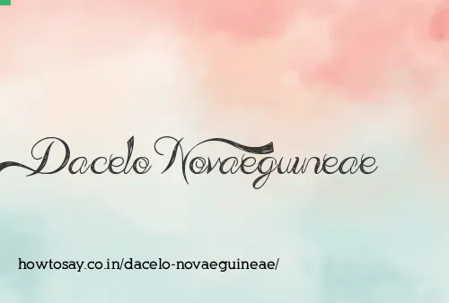 Dacelo Novaeguineae
