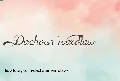 Dachaun Wardlaw