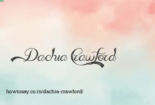 Dachia Crawford