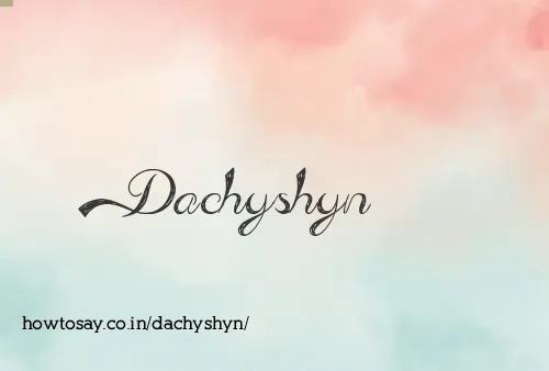 Dachyshyn