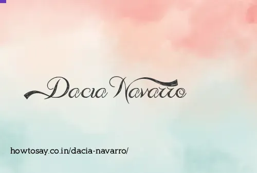 Dacia Navarro