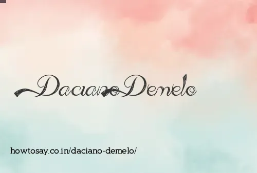 Daciano Demelo