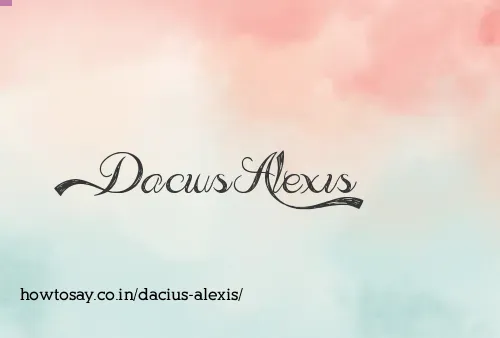 Dacius Alexis