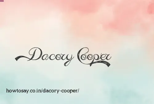 Dacory Cooper