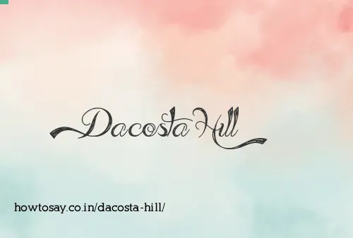 Dacosta Hill