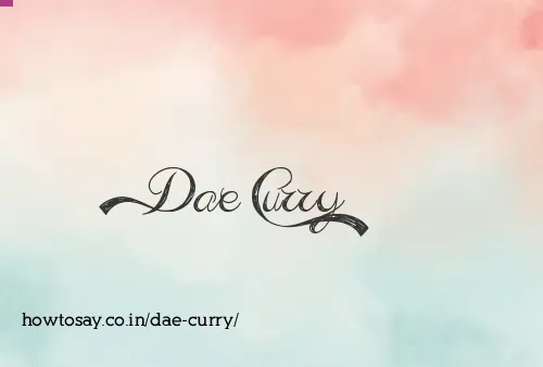Dae Curry