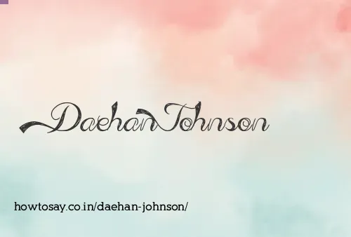 Daehan Johnson