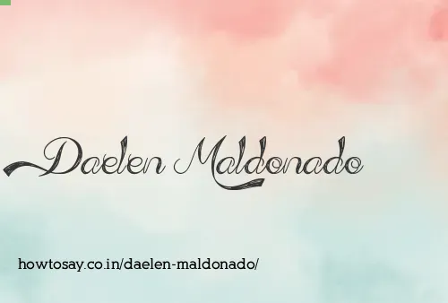 Daelen Maldonado