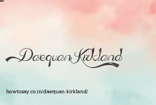 Daequan Kirkland