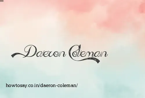 Daeron Coleman