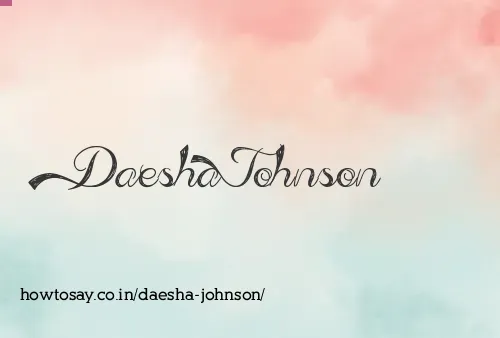 Daesha Johnson