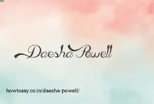 Daesha Powell