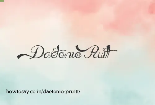 Daetonio Pruitt