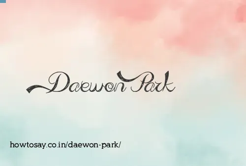 Daewon Park