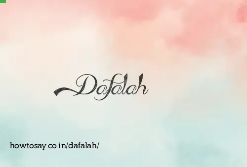 Dafalah