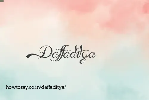 Daffaditya
