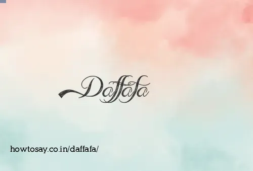 Daffafa
