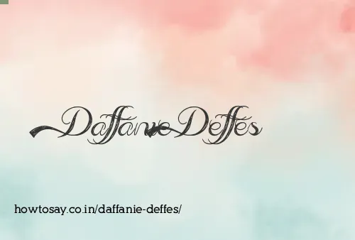 Daffanie Deffes