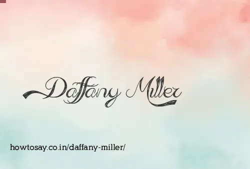 Daffany Miller