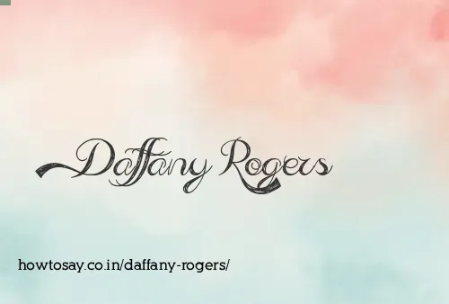 Daffany Rogers