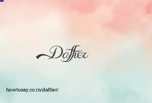 Daffier