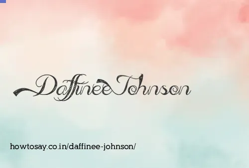 Daffinee Johnson