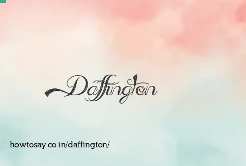 Daffington