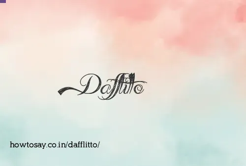 Dafflitto