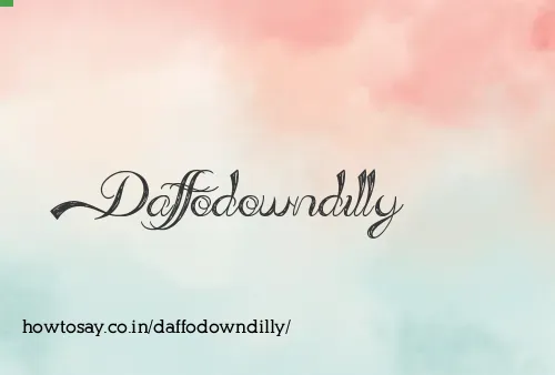 Daffodowndilly