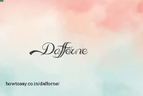 Dafforne