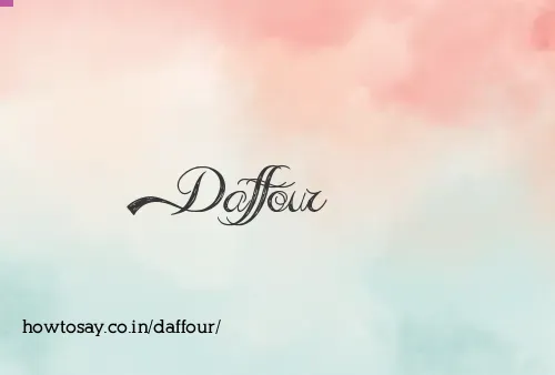 Daffour