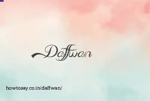 Daffwan
