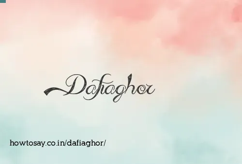 Dafiaghor