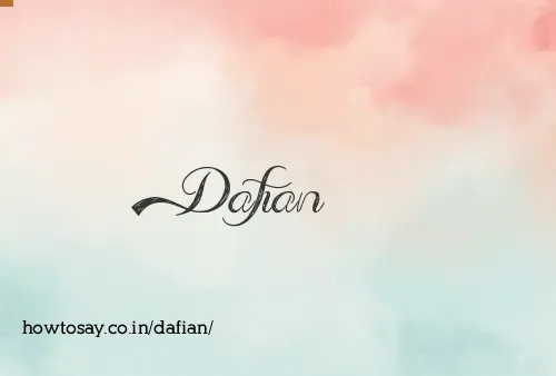 Dafian