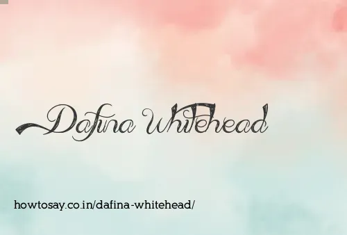 Dafina Whitehead