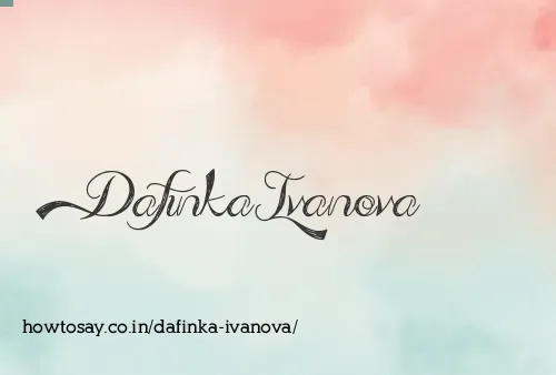 Dafinka Ivanova