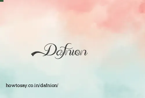 Dafnion