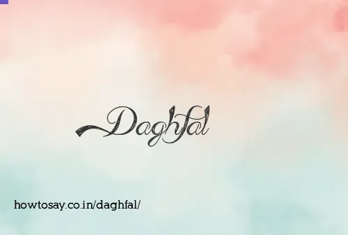 Daghfal