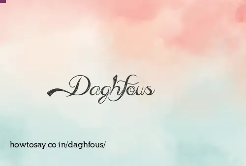 Daghfous