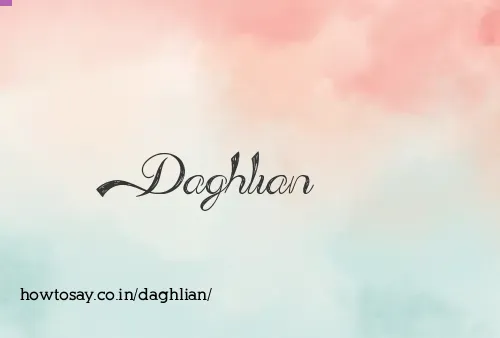 Daghlian