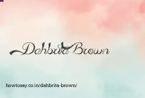 Dahbrita Brown