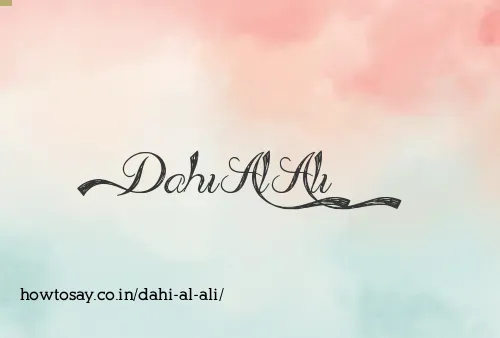 Dahi Al Ali